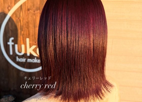 冬に映えるボルドーカラー♡