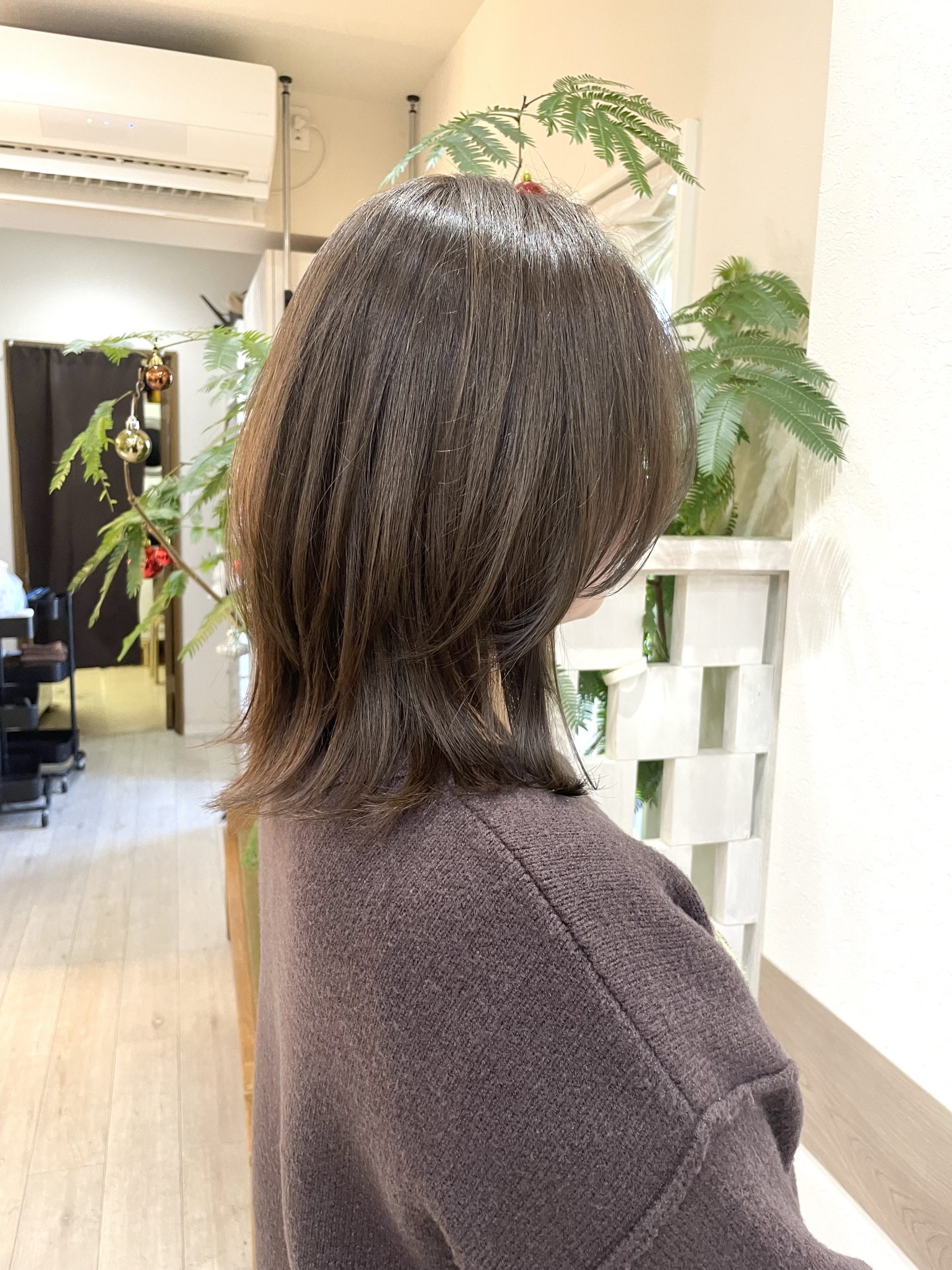 長さは変えず、レイヤーで印象チェンジ☆