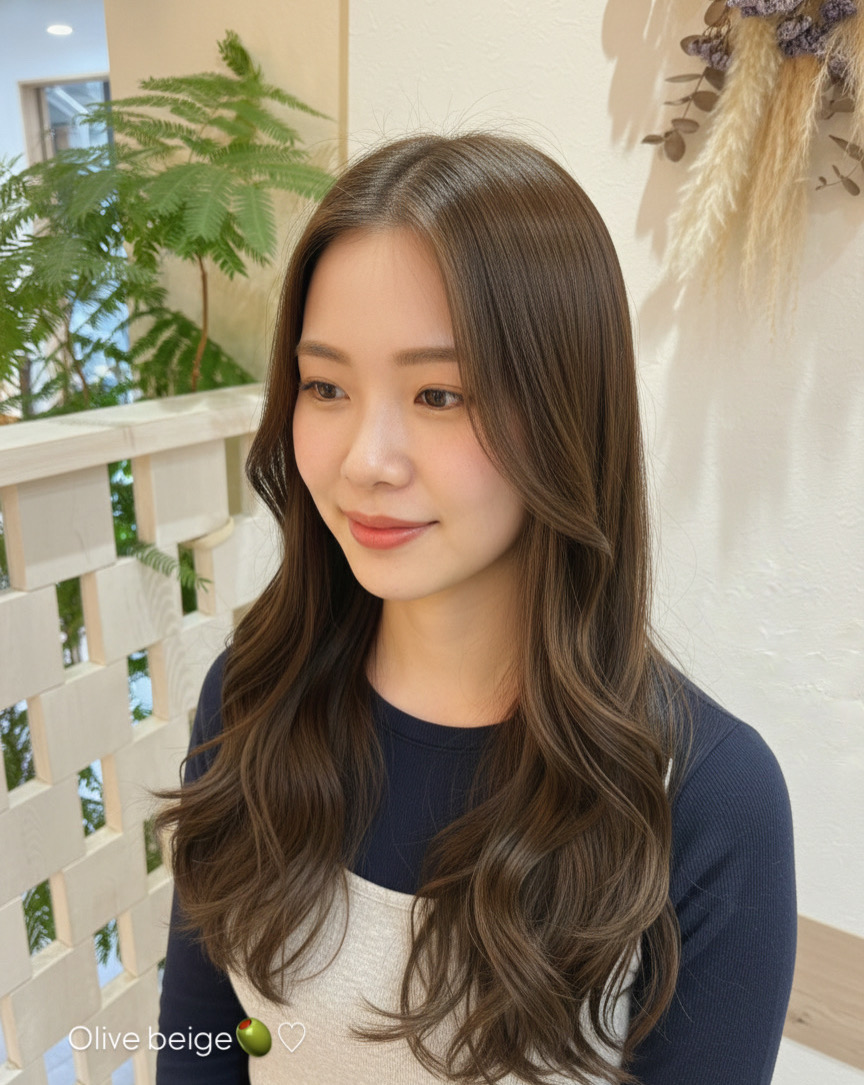 赤味撃退♡オリーブベージュ