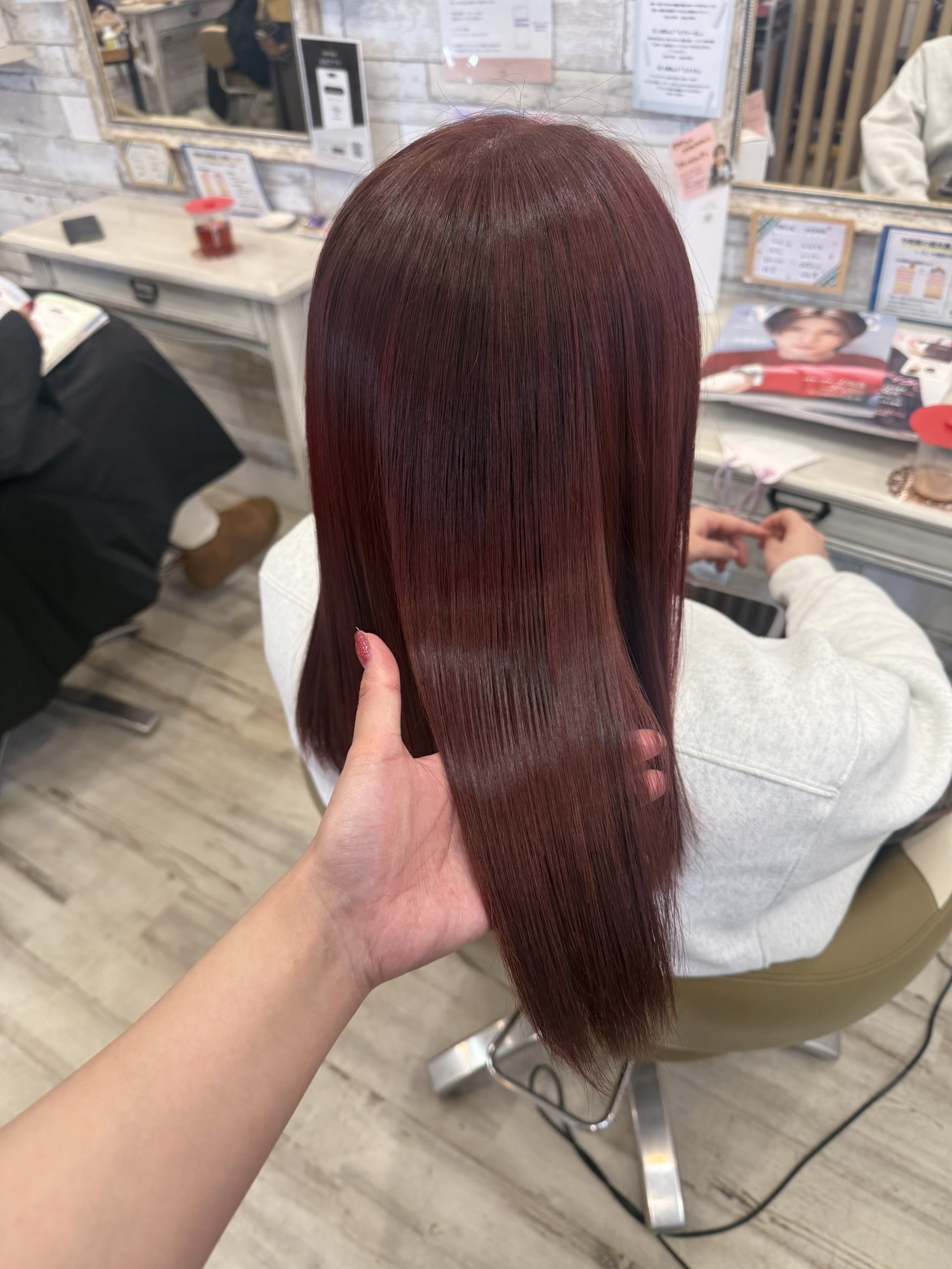 ＊チェリーピンク×極艶ケア＊