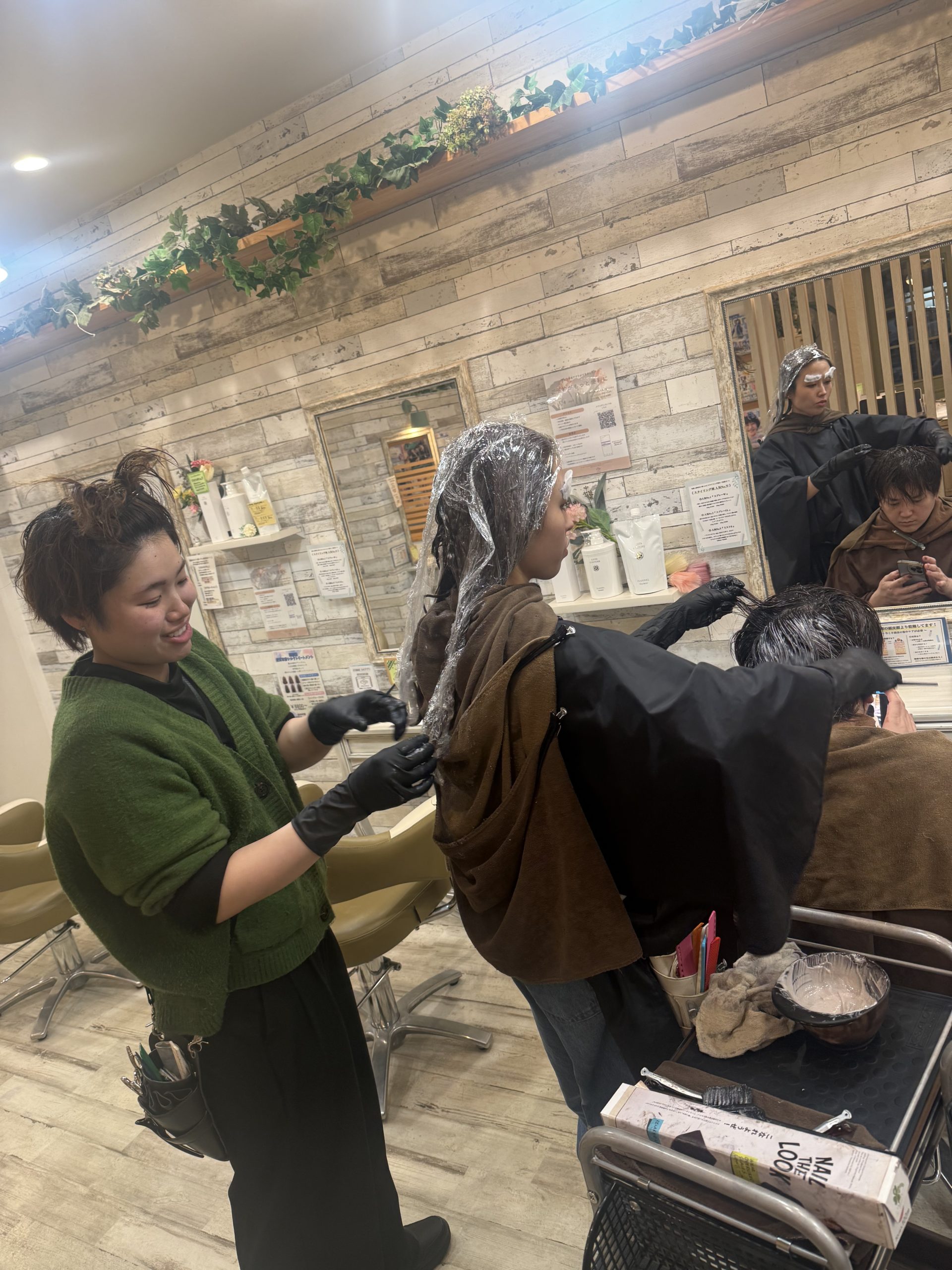 ＊営業後の一コマ＊