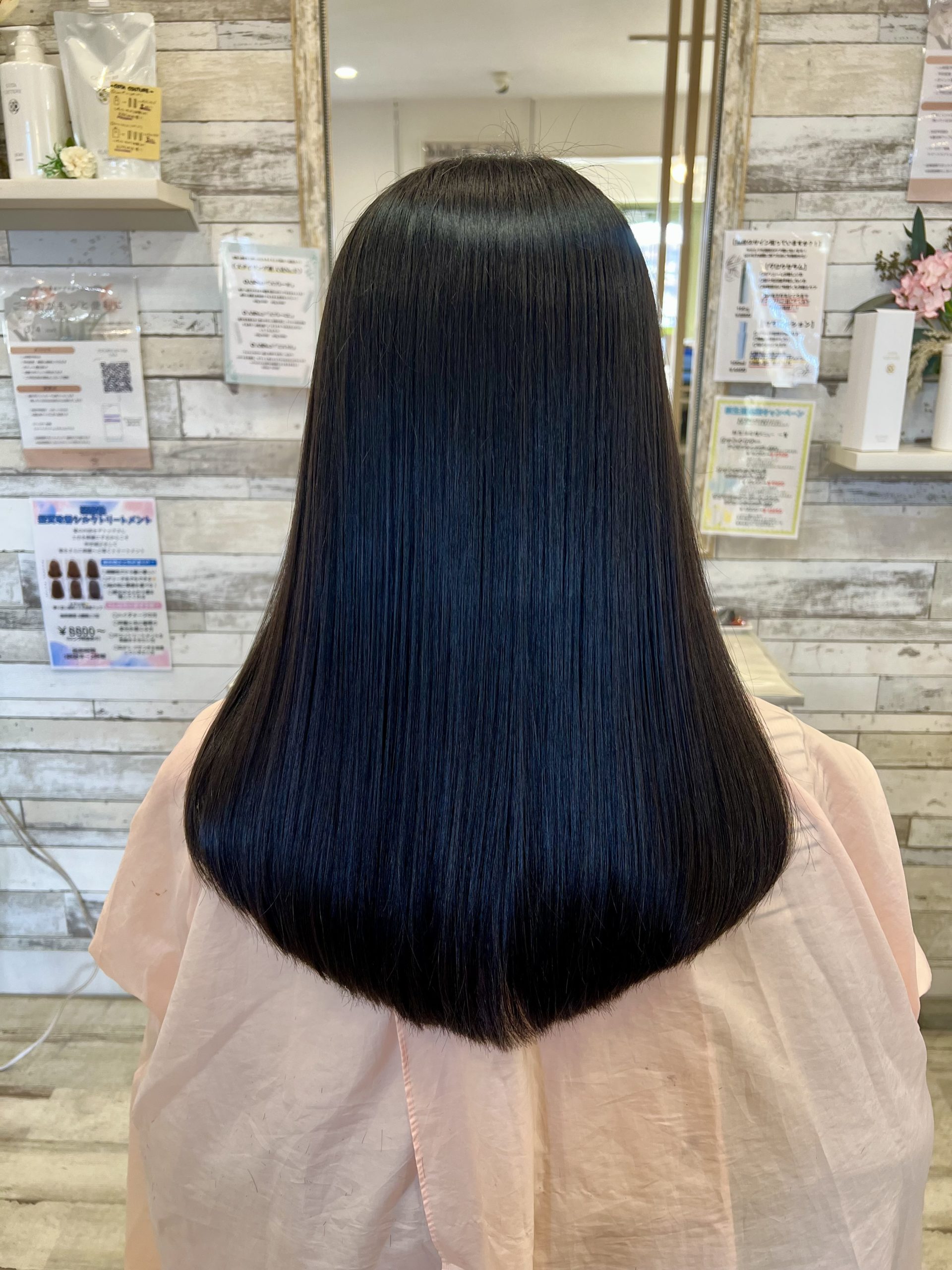 縮毛矯正　ストレートパーマ